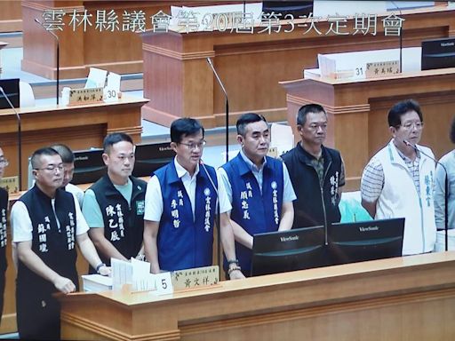 雲林縣議會綠黨團北上立院抗議 張麗善認非常不妥、不智