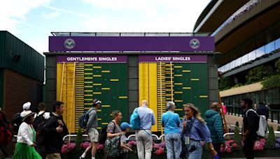 Tennis-Wimbledon day one