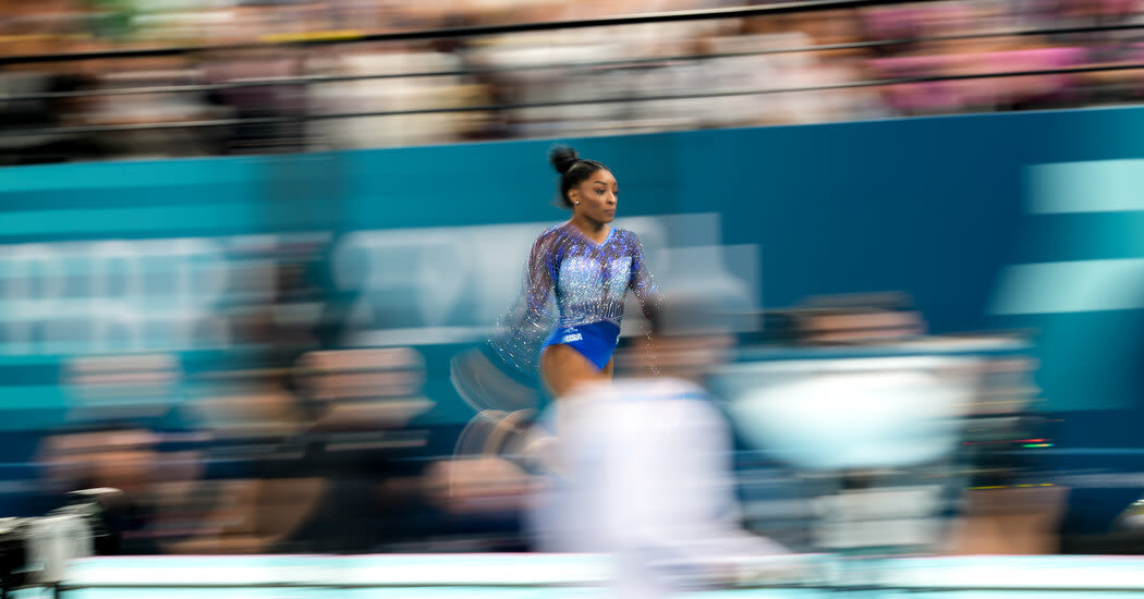 Vault + bars + beam + floor = gold for Simone Biles.