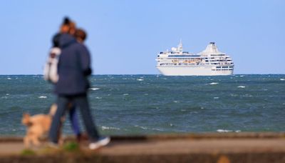 Delayed cruise ship still stuck off the coast of Northern Ireland after ‘paperwork’ setback