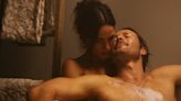 Why Hit Man's Adria Arjona and Glen Powell Were in Pain Filming Sex Scenes