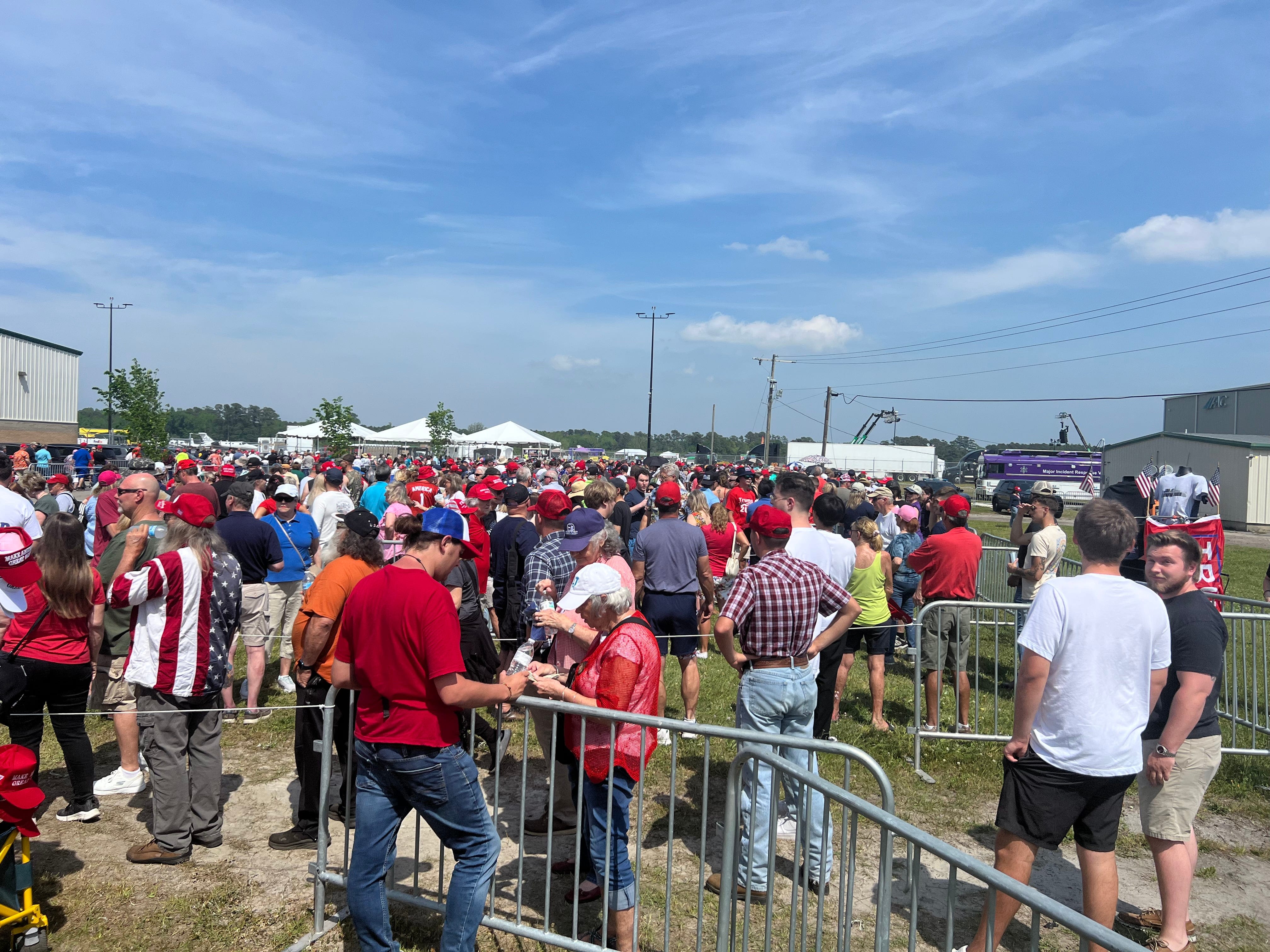 Security measures in place for Trump rally in Wilmington