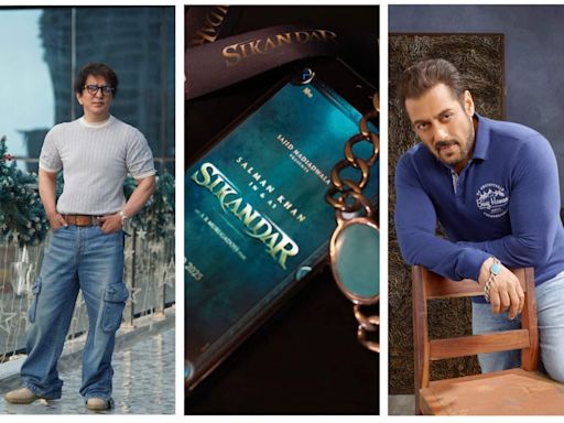 Sajid Nadiadwala shares a sneak peek from the sets of Sikandar, fans can't wait to see Salman Khan's look