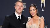 Christian McCaffrey saved Olivia Culpo from a wardrobe malfunction at their engagement party after her dress ripped