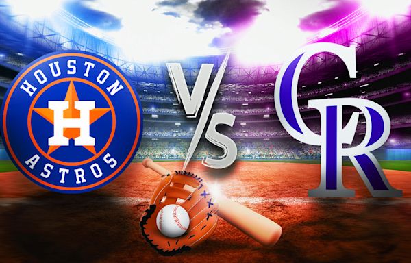 Astros Rockies prediction, odds, how to watch Mexico City Series