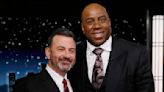 Jimmy Kimmel Tricks Fans With Photo of 'Best Friends' Magic Johnson and Michael Jordan in Capri