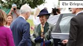 Princess Anne returns to work after accident
