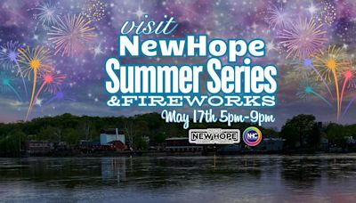 Here's when to catch fireworks in New Hope this summer and the best places to watch