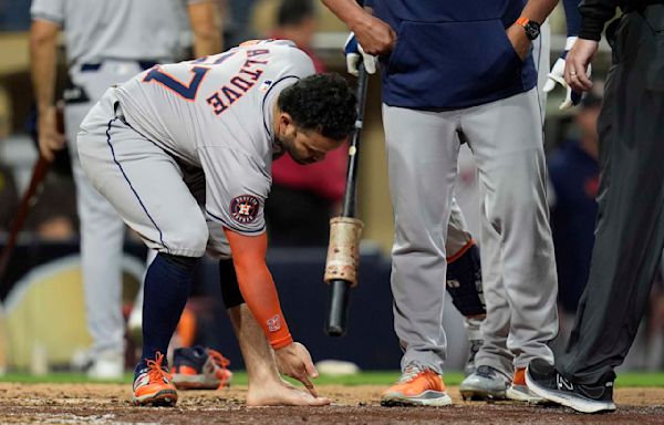 Astros beat the Padres 4-3 in 10 innings after Jose Altuve was ejected in wild scene in the 9th