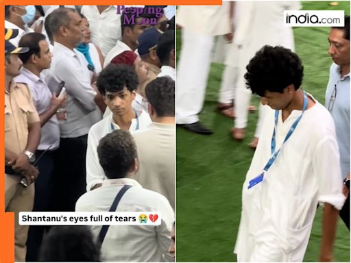 A video of Shantanu Naidu, the millennial friend of Ratan Tata, weeping inconsolably at the deceased industrialist's funeral has gone viral on social media, leaving netizens in tears.