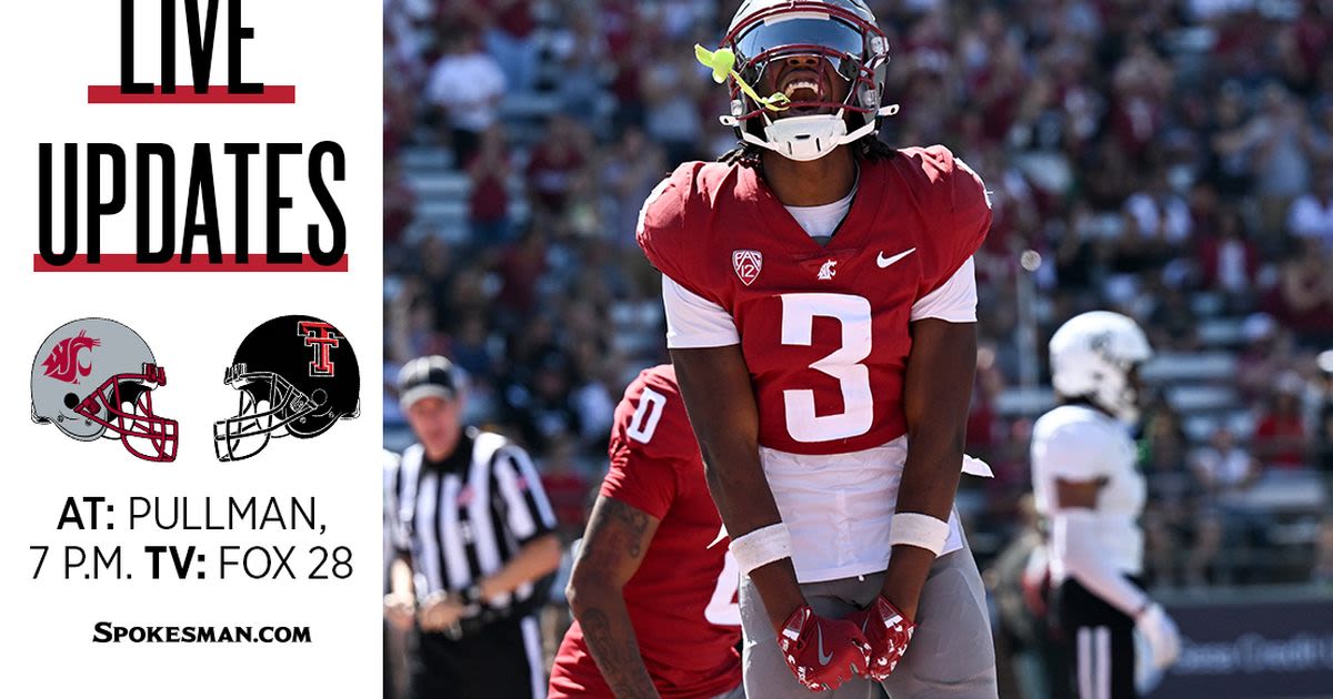 Live updates: Washington State hosts Texas Tech for primetime nonconference matchup