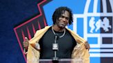 Edgerrin James rocks his dreads, dubs himself 'inmate No. 336' in Hall of Fame Enshrinement