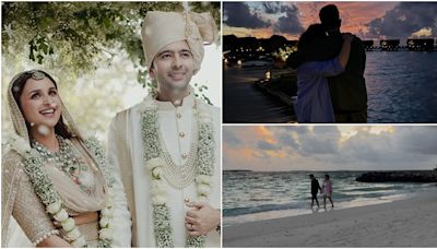 Inside Parineeti Chopra, Raghav Chadha’s beachside wedding anniversary celebration: ‘Just the two of us’. Watch