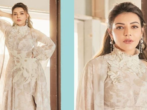 Indian 2 actress Kajal Aggarwal keeps it simple in dreamy floral ensemble, exudes elegance and grace with style