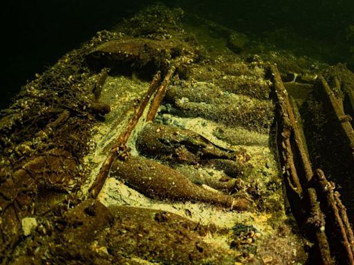 Divers find 19th-century shipwreck laden with unopened bottles of champagne and precious mineral water
