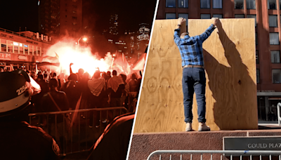 Arrestan 120 personas durante protesta en la Universidad de Nueva York