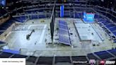 Timelapse video shows transformation from NFL stadium to USA Olympic Swim Trials arena
