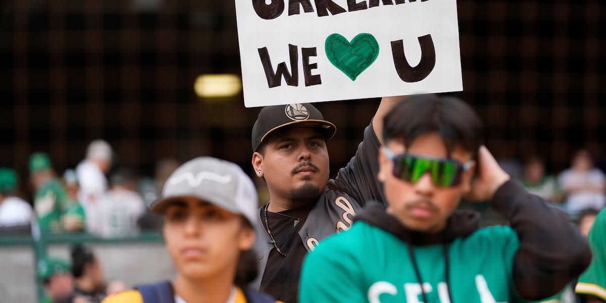 Athletics bid emotional farewell to Oakland Coliseum that they called home since 1968