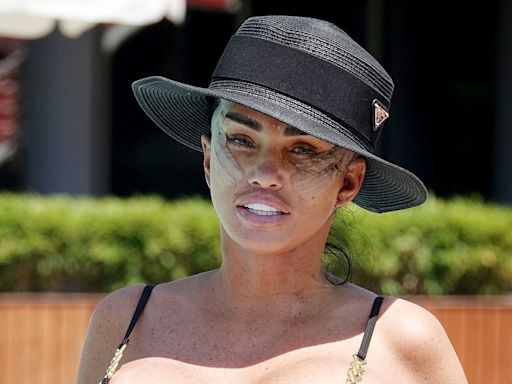 Katie Price displays results of her sixth facelift and 17th boob job