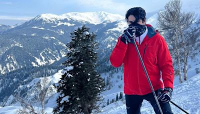 Ibrahim Ali Khan Shows Off His Skiing Skills In New Post From Kashmir Vacation - News18