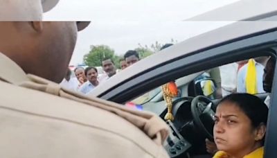 'Who Pays Your Salary?': Controversy Erupts As TDP Minister's Wife Scolds Police Officer | Video - News18