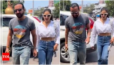 Saif Ali Khan and Sara Ali Khan celebrate the weekend with a stylish lunch date | Hindi Movie News - Times of India