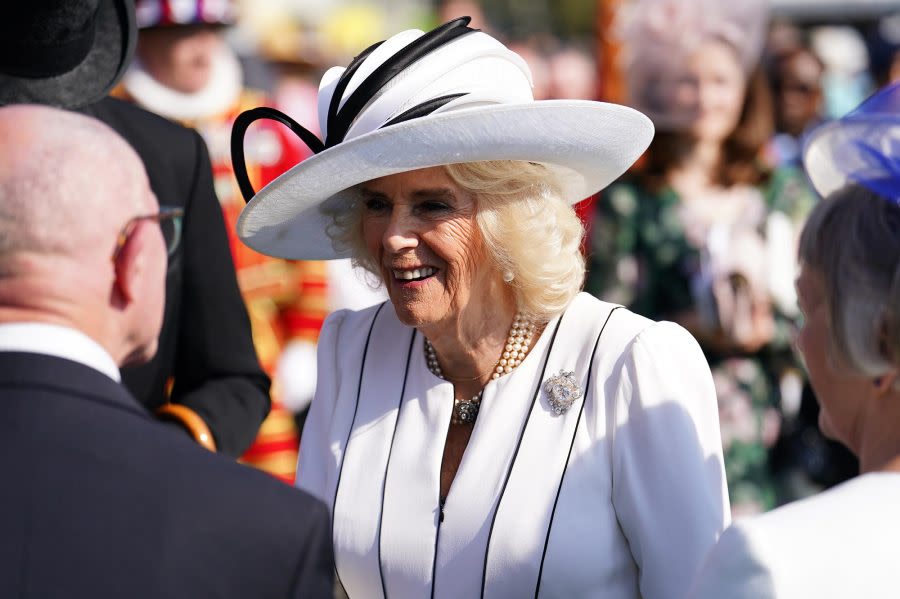 Queen Camilla Honors Queen Elizabeth II With Garden Party Accessory