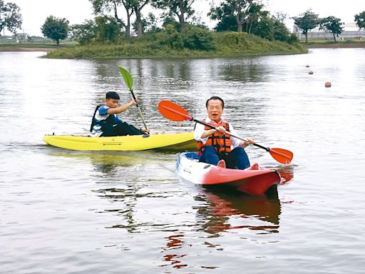 嘉義新港大潭岳湖輕艇訓練基地 將增艇庫擴大浮動碼頭