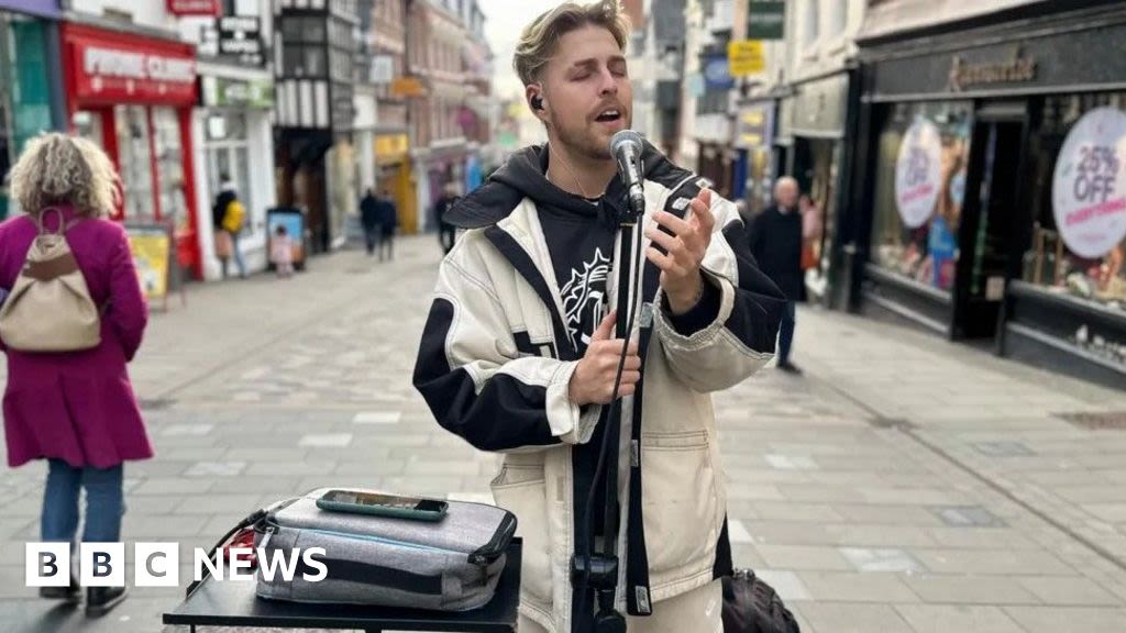 Fined former Shrewsbury busker 'driven out of town'