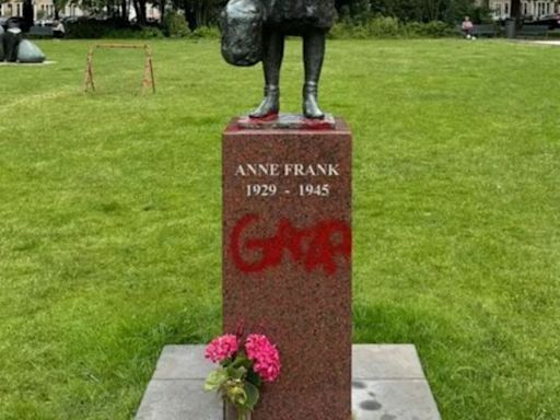 Anne Frank statue in Amsterdam defaced for second time in less than a month