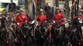 4 Horses Gifted To Queen Elizabeth By the Royal Canadian Mounted Police Take Part In Her Funeral