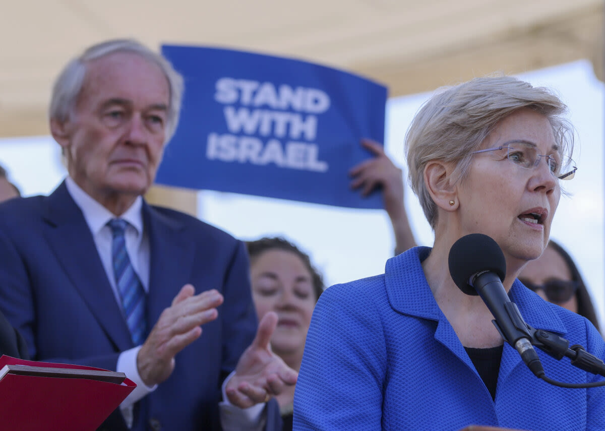Elizabeth Warren withdraws from Palestinian conference over organizers’ Oct. 7 praise