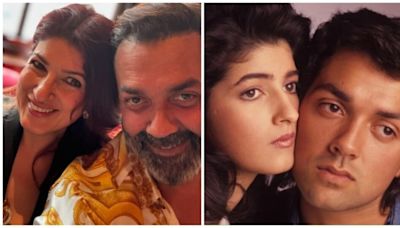 Twinkle Khanna 'thrilled to see Bobby Deol doing so well'; shares pics from their debut film Barsaat. See post