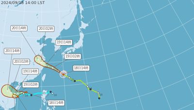 熱帶低氣壓接力「最快明凌晨成颱」 預測路徑曝光