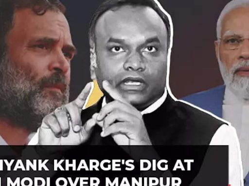 Congress' Priyank Kharge's dig at Modi over Moscow trip: 'Rahul Gandhi on Manipur visit'