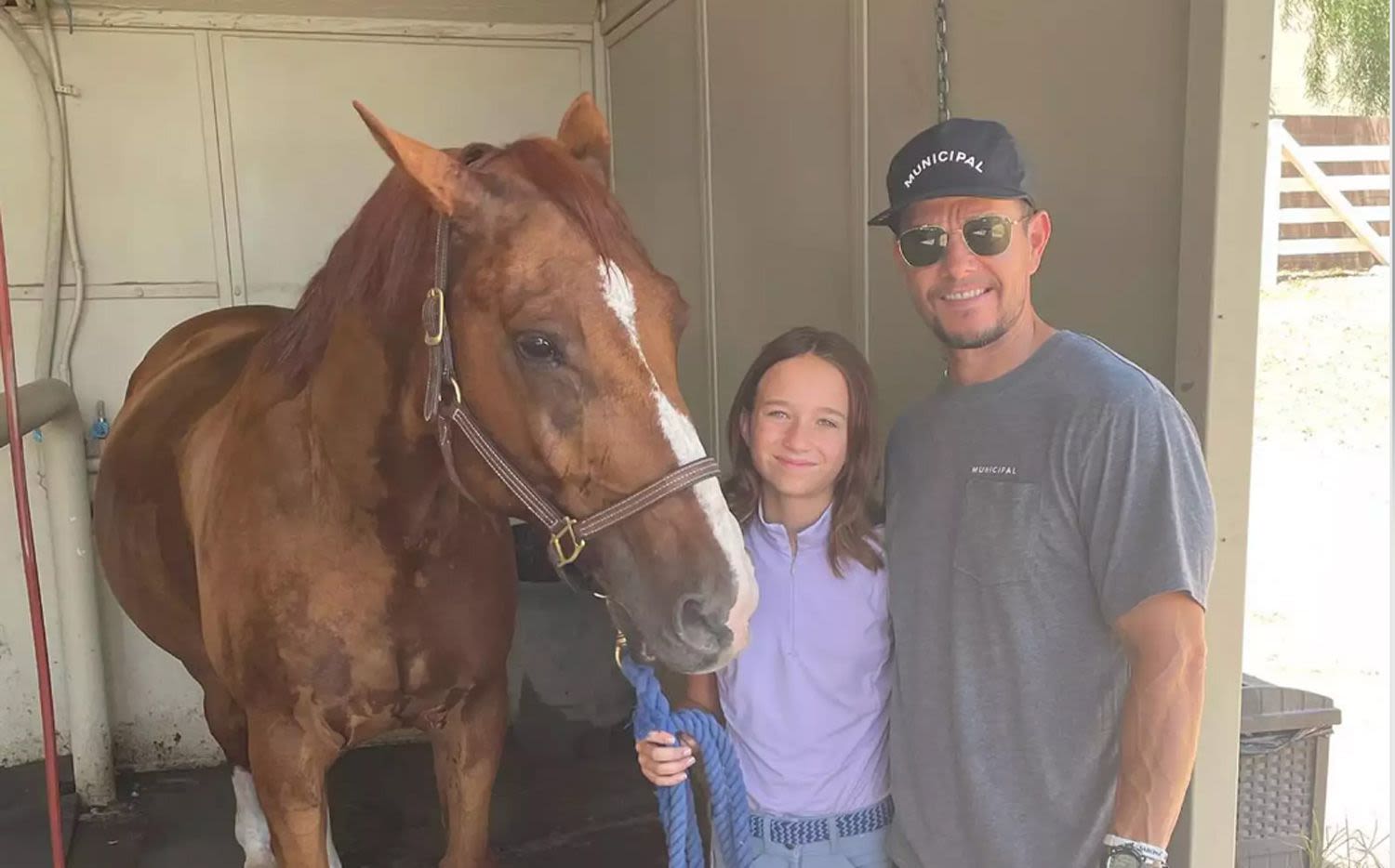 Mark Wahlberg Shows Off His Daughter Grace's Equestrian Skills: ‘My Girl and Her Horse’