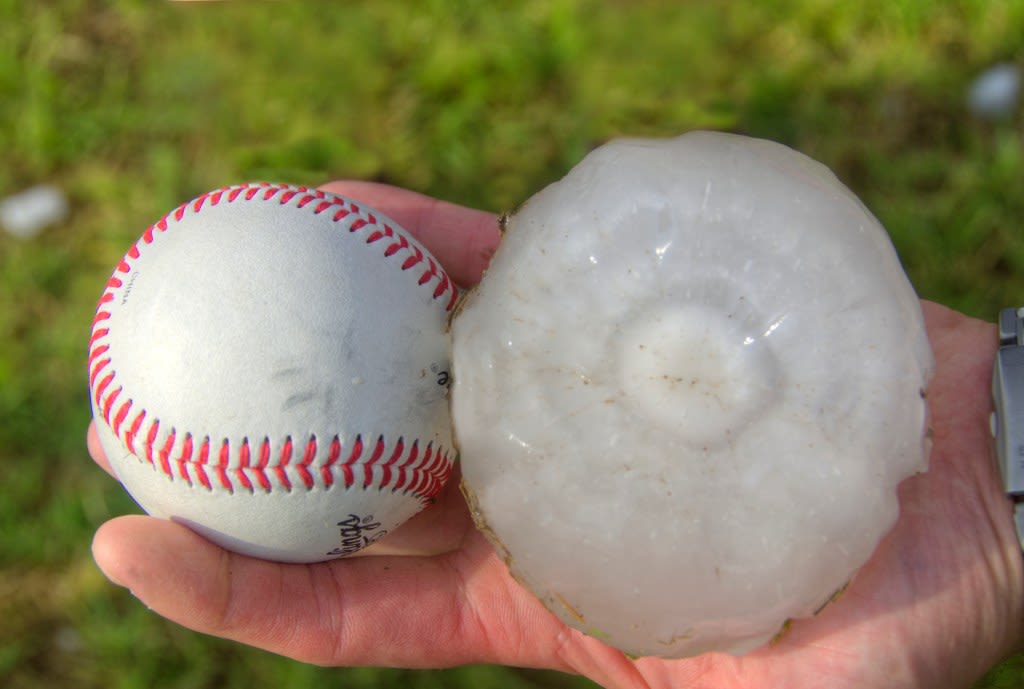 Is climate change making hailstones larger?