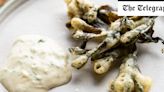 Oyster mayonnaise with deep-fried seaweed recipe