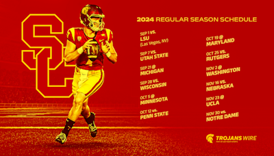 Downloadable 2024 USC Trojans football schedule