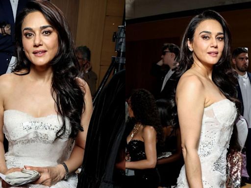 Preity Zinta makes a jaw-dropping appearance at Rahul Mishra’s Paris show, fans say, ’can’t get over her beauty’