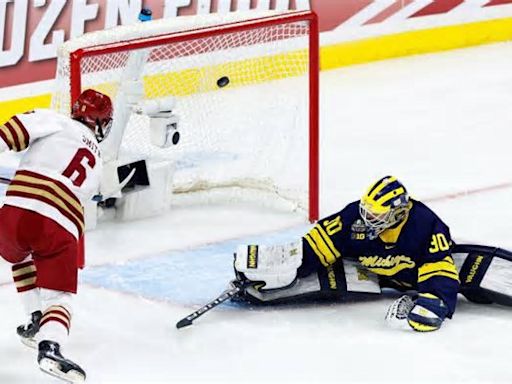 Michigan vs. Boston College final score, results: Eagles rout Wolverines in 2024 Frozen Four, advance to title game