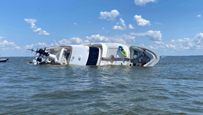 Five rescued from sinking yacht in Anne Arundel County, no injuries reported