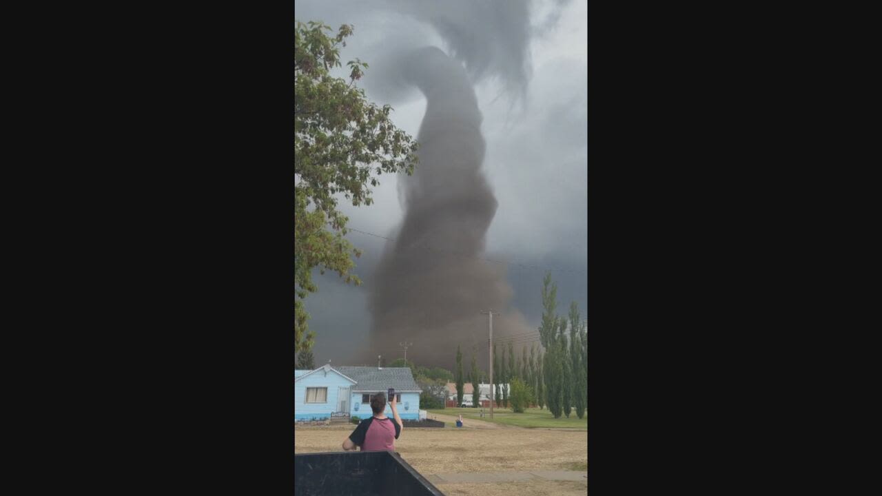 Twister spotted south of Camrose as tornado watch issued for parts of central Alberta