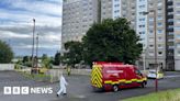 Teenager arrested over top floor fire at Coatbridge tower block