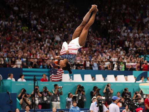 The night Simone Biles was the center of gravity at the Olympics once again