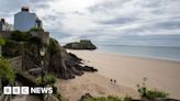 Tenby: Broken sewage pipe fixed after pollution warning