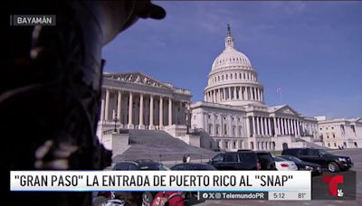 “Gran paso” que Senado federal incluya a Puerto Rico en el SNAP