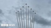 Cheers as Red Arrows fly over Chesterfield school's summer fair