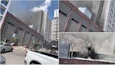 VIDEO: Así captaron incendio de restaurante en Distrito 1