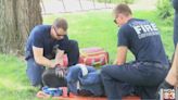 Urbana Fire Department trains for heavy machinery rescues